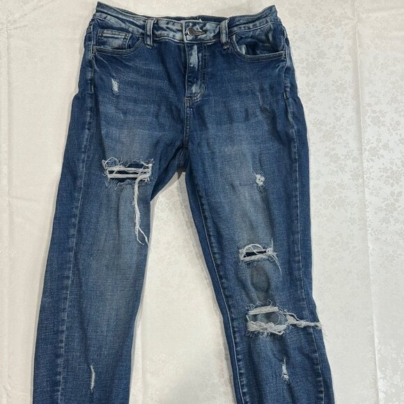 Cello Jeans Women’s 5/27 Skinny Distressed Denim - Picture 1 of 5